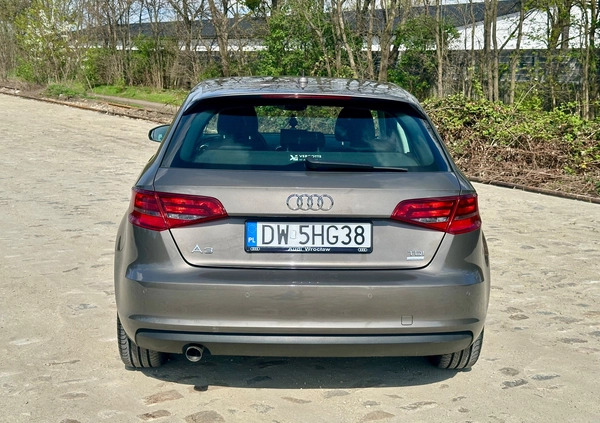 Audi A3 cena 34800 przebieg: 300000, rok produkcji 2014 z Wrocław małe 704